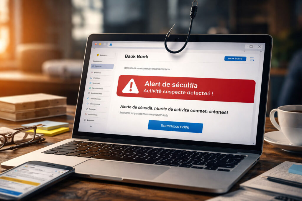 Email de phishing réaliste